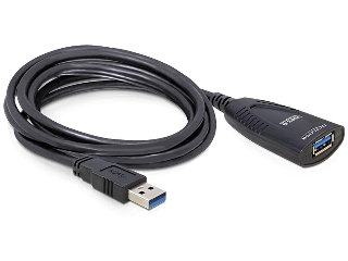 Delock extension cable USB 3.0, active 5 m USB kabelis