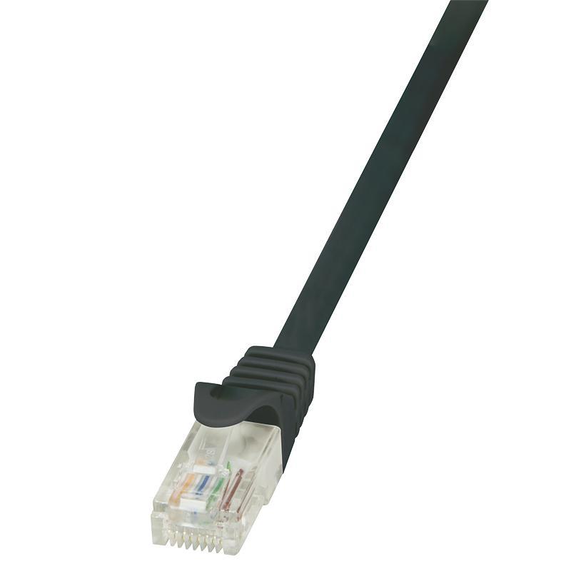 LOGILINK - Patchcord Cat.6 U/UTP EconLine 10m black tīkla kabelis