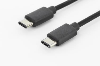 ASSMANN USB 3.0 SuperSpeed Connection Cable USB C M (plug)/USB C M (plug) 1m bla USB kabelis