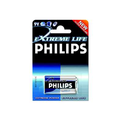 Philips Ultra Alkaline 9V - 1 pcs Baterija