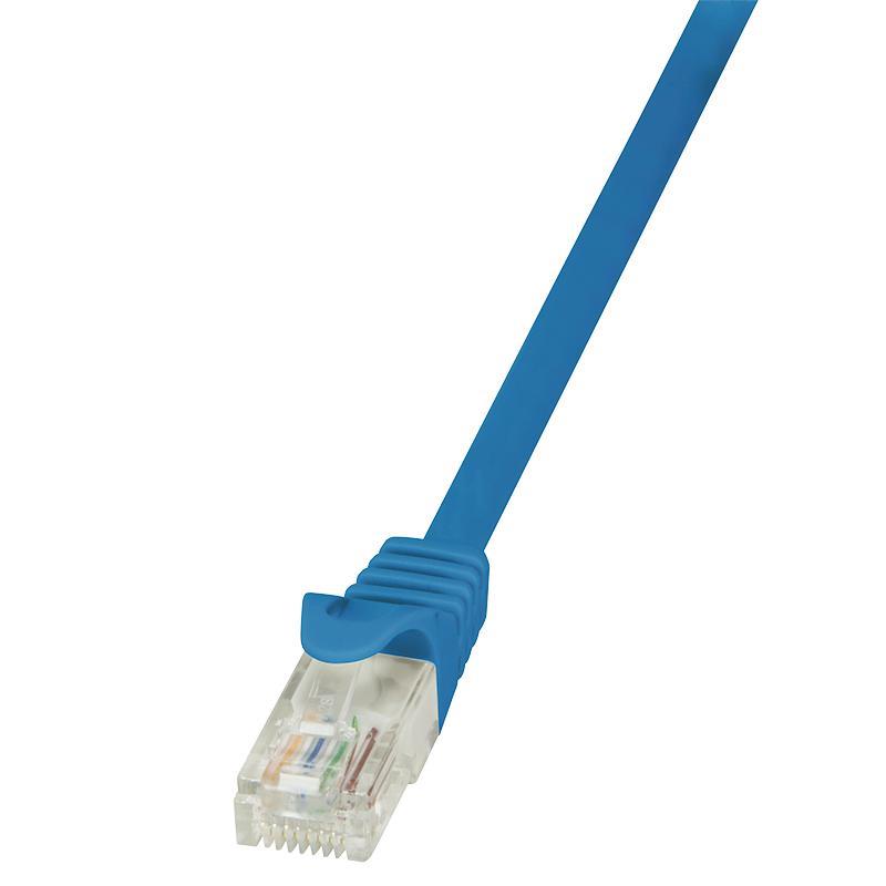 LOGILINK - Patchcord Cat.6 U/UTP EconLine 0,5m blue tīkla kabelis