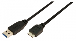 LOGILINK - Data Cable USB A / B-Micro 3.0 1m USB kabelis