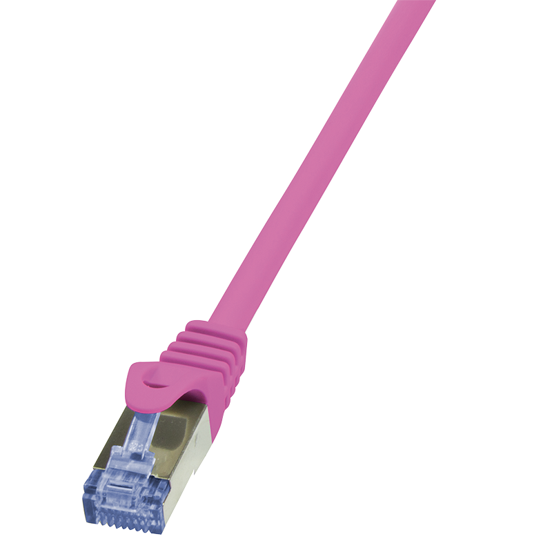 LOGILINK -Patch Cable Cat.6A 10G S/FTP PIMF PrimeLine pink 5m tīkla kabelis