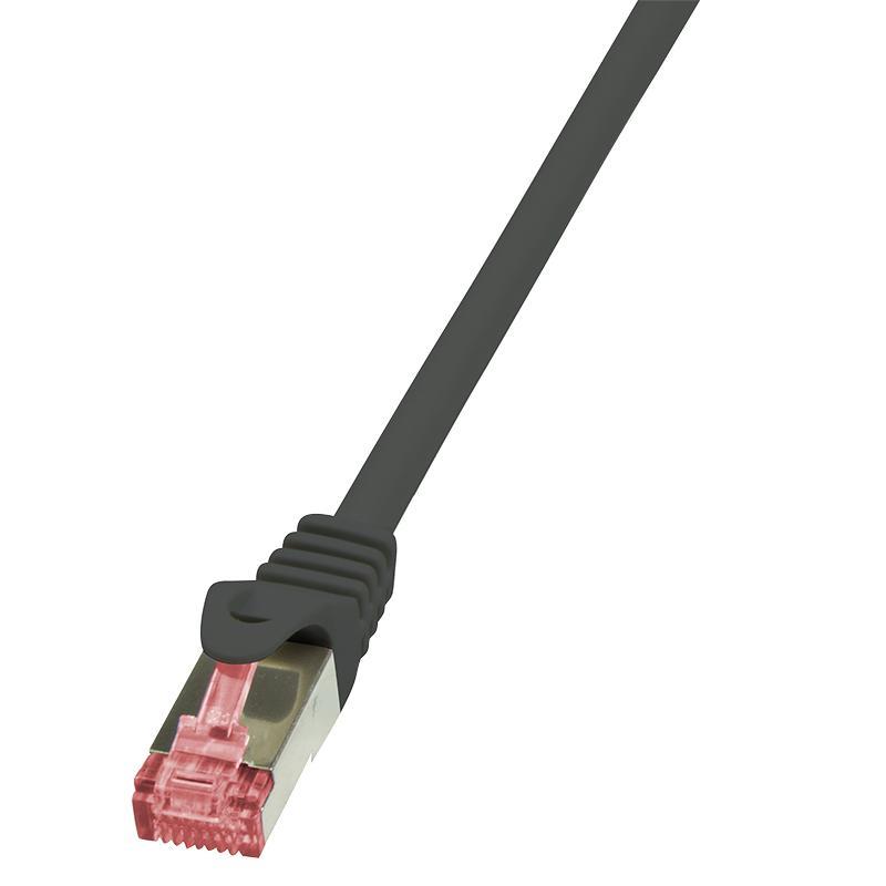 LOGILINK - Patchcord Cat.6 S/FTP PIMF PrimeLine 3,00m black tīkla kabelis