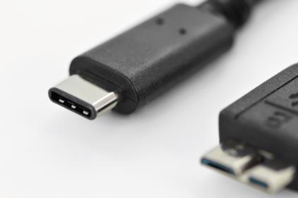 ASSMANN USB3.0 SuperSpeed Connection Cable USB C M(plug)/microUSB B M(plug) 1,8m USB kabelis