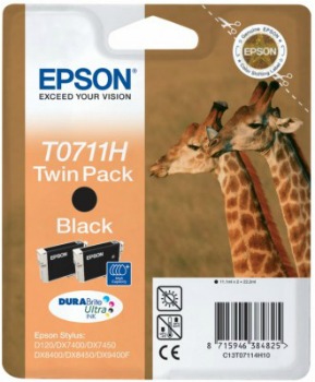 Epson INK C13T07114H10 BLACK kārtridžs