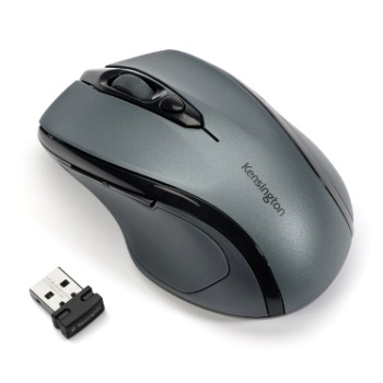 Kensington  Pro Fit Mid Size Wireless Graphite Grey Mouse Datora pele