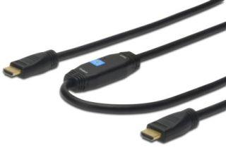 ASSMANN HDMI 1.4 HighSpeed w/Ether. w/ amp. Connection Cable HDMI A M/M 0m kabelis video, audio
