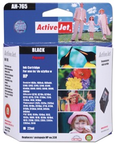 Ink ActiveJet AH-765 | Black | 25 ml | Refill | HP C8765EE kārtridžs