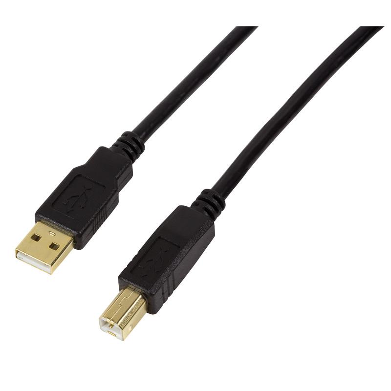 LOGILINK - USB 2.0 AM/BMActive Repeater Cable, 20m USB kabelis