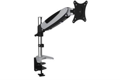 Clamb Mount for Monitors with Gas Spring, 1xLCD, max. 27'', max. load 8kg,