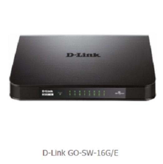 D-Link 16-Port GIGABIT EASY DESKTOP SWITCH komutators