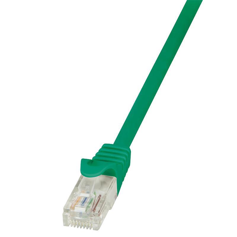 LOGILINK - Patchcord Cat.6 U/UTP EconLine 7,5m green tīkla kabelis