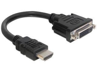 Delock adapter HDMI (M) - DVI-D (F) (24+1) karte