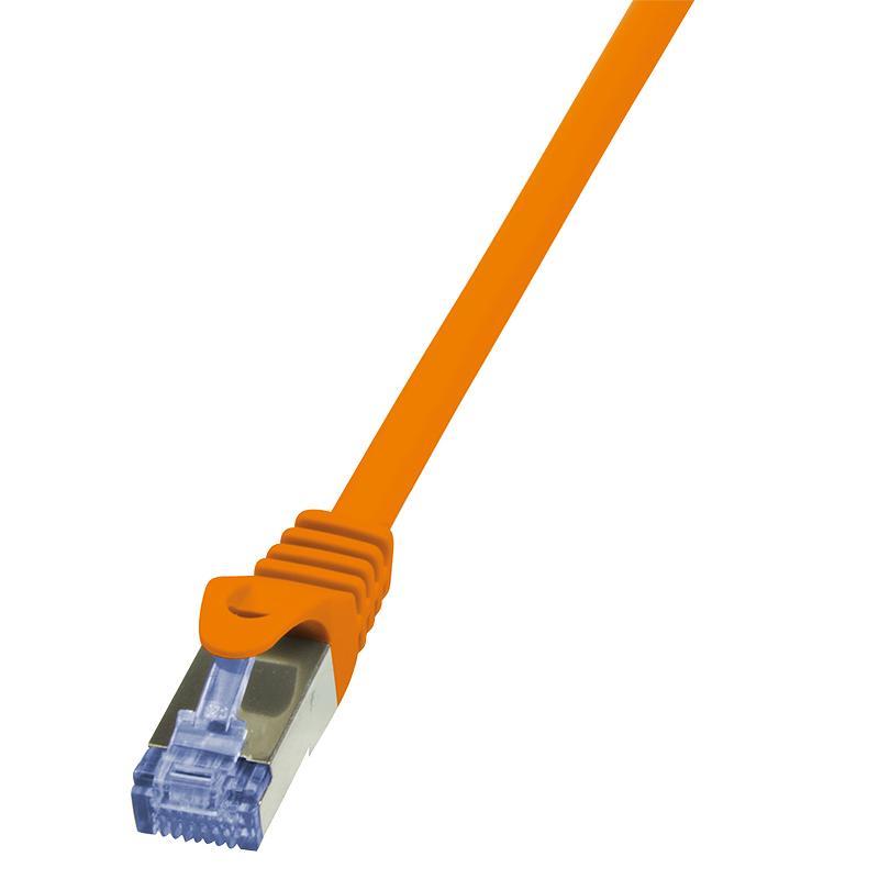 LOGILINK -Patch Cable Cat.6 S/FTP PIMF PrimeLine orange 1m tīkla kabelis