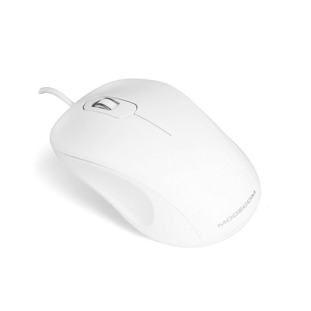 MODECOM Optical Mouse M10 White Datora pele