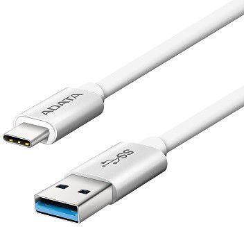 A-Data Connect and Charge Cable, USB-A 3.1, USB-C, 1 m, Silver aksesuārs mobilajiem telefoniem