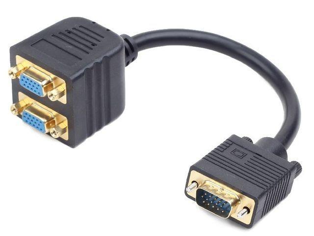 Gembird Adapter VGA (male) to 2x VGA (female)