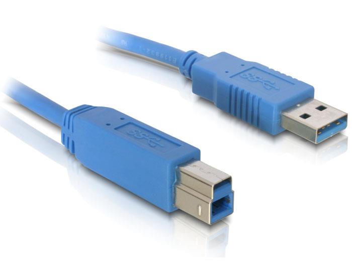 Delock cable USB 3.0 A-B male/male 1m USB kabelis