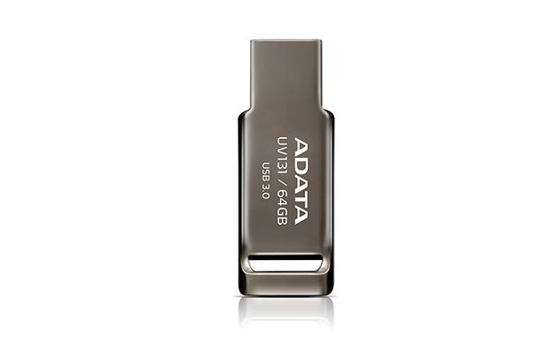 USB Flash atmiņa AUV131-64G-RGY Adata DashDrive™ UV131 64GB USB 3.0 Gray ADATA