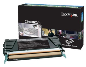 Lexmark C74x Black Return Programme Toner Cartridge toneris