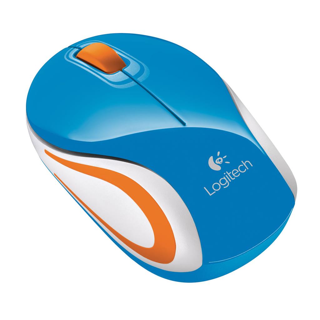 Logitech Wireless Mini Mouse M187 - BLUE - 2.4GHZ - EMEA Datora pele