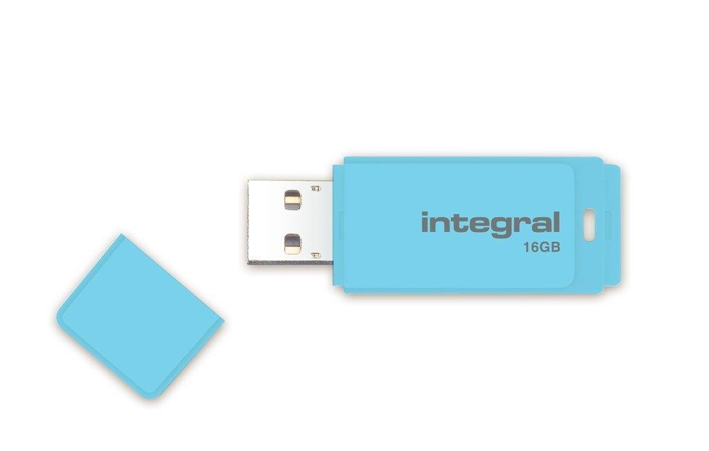 Integral Pastel 16GB USB2.0 Flash Drive col.:Blue Sky USB Flash atmiņa