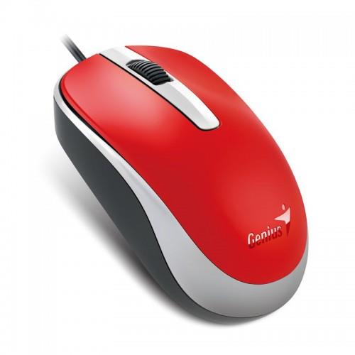 Genius optical wired mouse DX-120, Red Datora pele