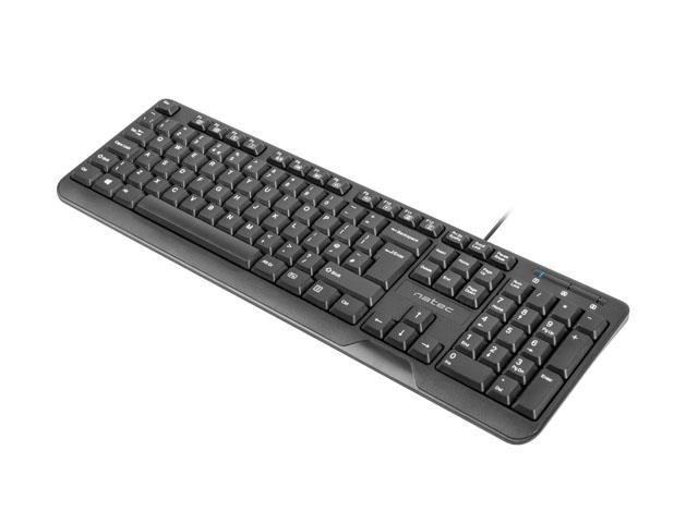 Keyboard Trout Slim     black USB klaviatūra