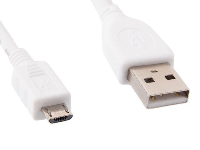 Gembird micro USB 2.0 cable AM-MBM5P 1m, white USB kabelis