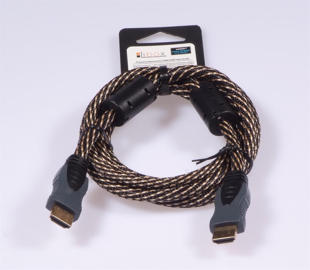 Cable HDMI-HDMI 3m HQ LB0040-3 LIBOX kabelis, vads