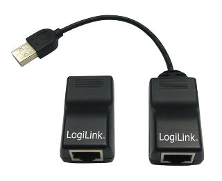 LOGILINK - USB extender through RJ45 to 60m USB kabelis