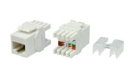 Linkbasic Keystone Jack UTP cat. 6A (1xRJ-45) 180 Serveru aksesuāri