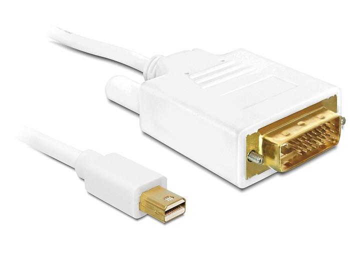 Delock Cable mini Displayport male to DVI 24+1 male 3 m kabelis video, audio