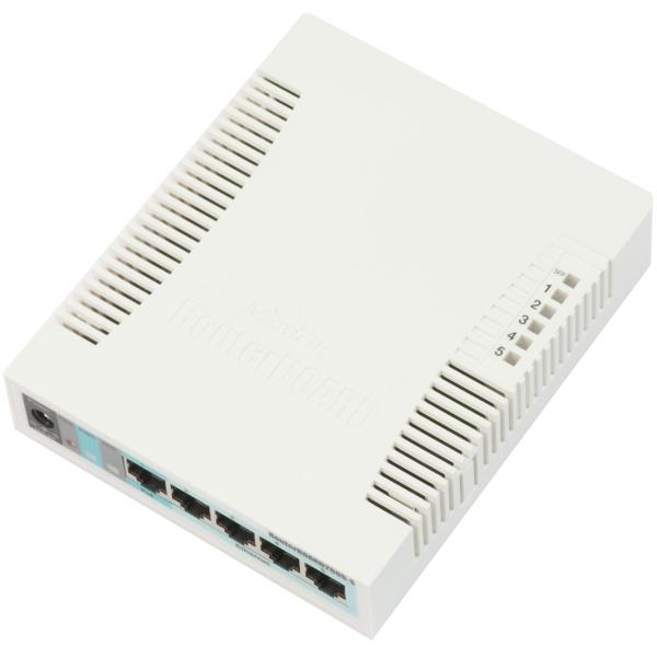 MikroTik RB260GS Switch 5xGLAN + 1xSFP komutators