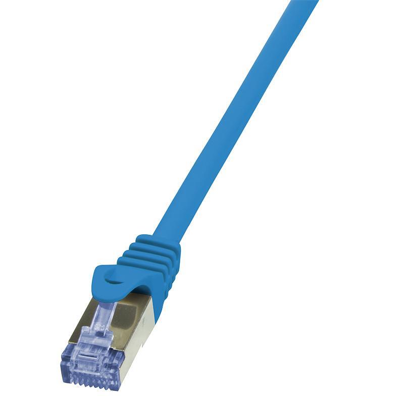 LOGILINK - Patch Cable Cat.6A 10G S/FTP PIMF PrimeLine blue 1m tīkla kabelis