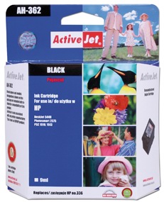 Ink ActiveJet AH-362 | Black | 9 ml | Refill | HP C9362EE kārtridžs