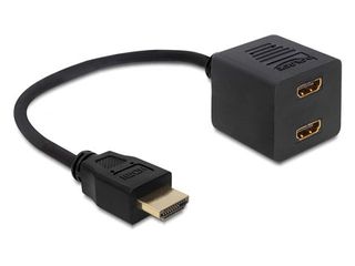 Delock adapter HDMI(M) 1.4 ->2x HDMI(F) 1.4 karte