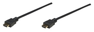 Manhattan Monitor Cable HDMI/HDMI 1.3 5m Shielded Black kabelis video, audio