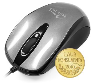 Media-tech - Optical mouse 800 cpi, 3 buttons + scrolling wheel, USB interface Datora pele