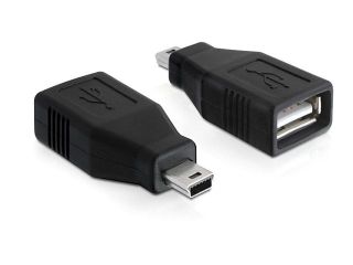 Delock adapter USB A(F)-> USB MINI(M) karte