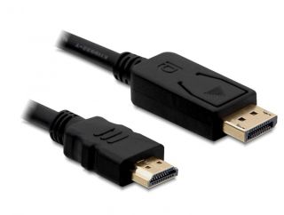 Delock cable Displayport (M) -> HDMI (M) 2m gold karte