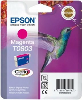 Epson T0803 magenta | Stylus Photo R265/285/360,RX560/585/685 kārtridžs