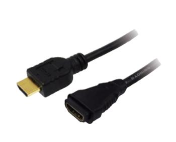 LOGILINK - Cable HDMI - HDMI 1.4 male / female, version Gold, lenght 3m kabelis video, audio
