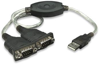 Manhattan USB to Serial Converter 2 x RS232