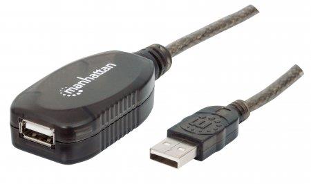 Manhattan Hi-Speed USB Active Extension Cable A-A M/F 10m USB kabelis