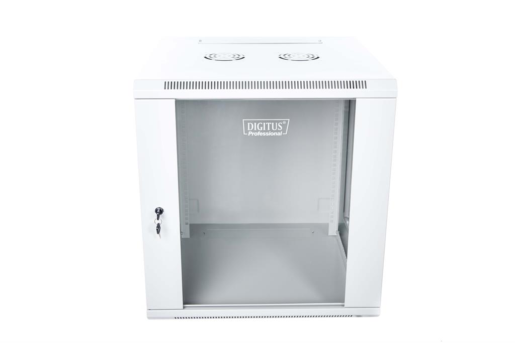 DIGITUS Wallmount cabinet 12U, 600x600mm, grey RAL 7035 Serveru aksesuāri