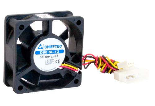 Chieftec AF-0625S case fan - 60x60x25mm - 3/4pin connector ventilators