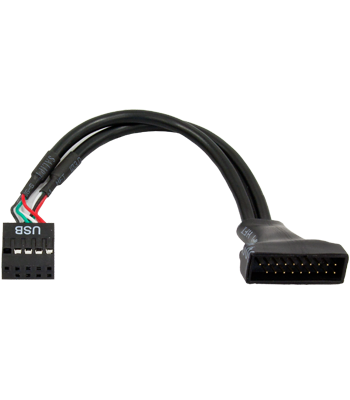 Chieftec cable USB 3T2, 10cm USB kabelis