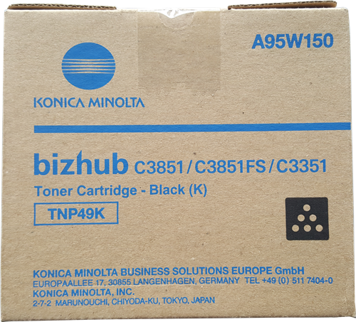 Toner Konica Minolta TNP-49K | 13000 pages | Black | Bizhub C3351 C3851 C3851FS